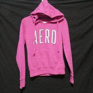 AEROPOSTALE | medium | Pink Hooded Sweatshirt / Hoodie | Kangaroo Pockets | GUC